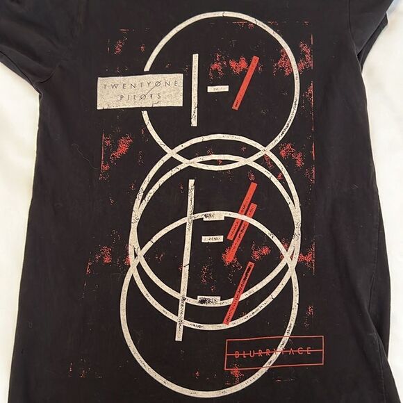 Rock Me size small TwentyOne Pilots short sleeve distressed band T-shirt EUC - Picture 12 of 12